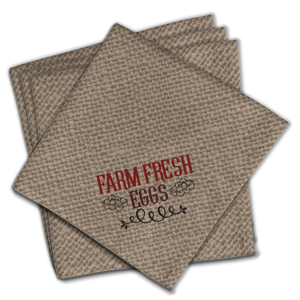 Farm Quotes Cloth Napkins - Personalized Dinner (PARENT MAIN Set of 4)