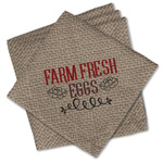 Farm Quotes Cloth Cocktail Napkins - Set of 4