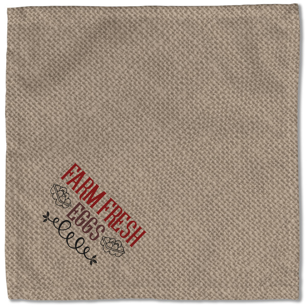 Farm Quotes Cloth Napkins - Personalized Lunch (Single Full Open)