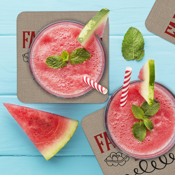 Farm Quotes Coaster Set - LIFESTYLE