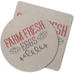 Farm Quotes Rubber Backed Coaster (Personalized)