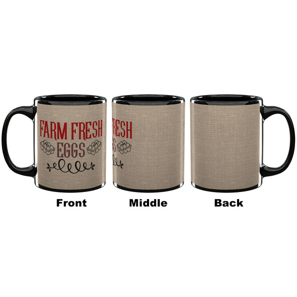 Farm Quotes Coffee Mug - 11 oz - Black APPROVAL