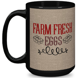 Farm Quotes 15 Oz Coffee Mug - Black