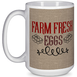 Farm Quotes 15 Oz Coffee Mug - White