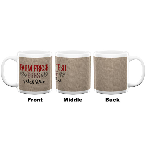 Farm Quotes Coffee Mug - 20 oz - White APPROVAL