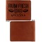 Farm Quotes Cognac Leatherette Bifold Wallets - Front and Back Single Sided - Apvl