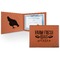 Farm Quotes Cognac Leatherette Diploma / Certificate Holders - Front and Inside - Main