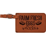 Farm Quotes Leatherette Luggage Tag