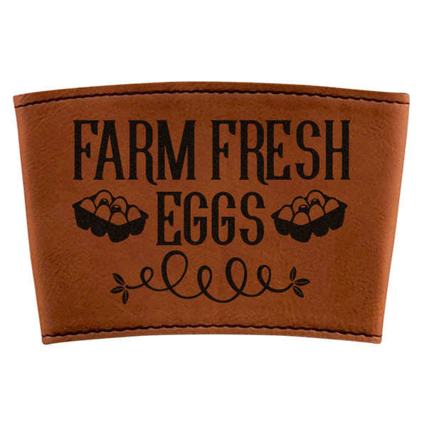 Custom Farm Quotes Leatherette Cup Sleeve