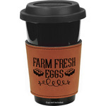 Farm Quotes Leatherette Cup Sleeve - Single Sided