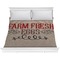 Farm Quotes Comforter - King