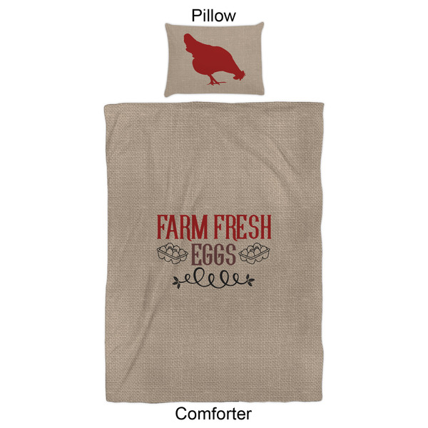 Farm Quotes Comforter Set - Twin XL - Approval