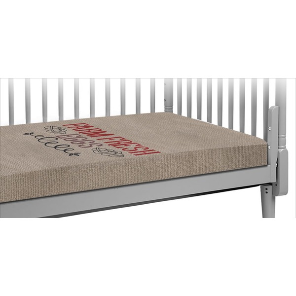 Custom Farm Quotes Crib Fitted Sheet