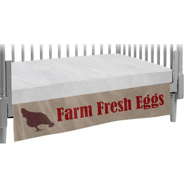 Custom Farm Quotes Crib Skirt (Personalized)