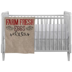 Farm Quotes Crib Comforter / Quilt