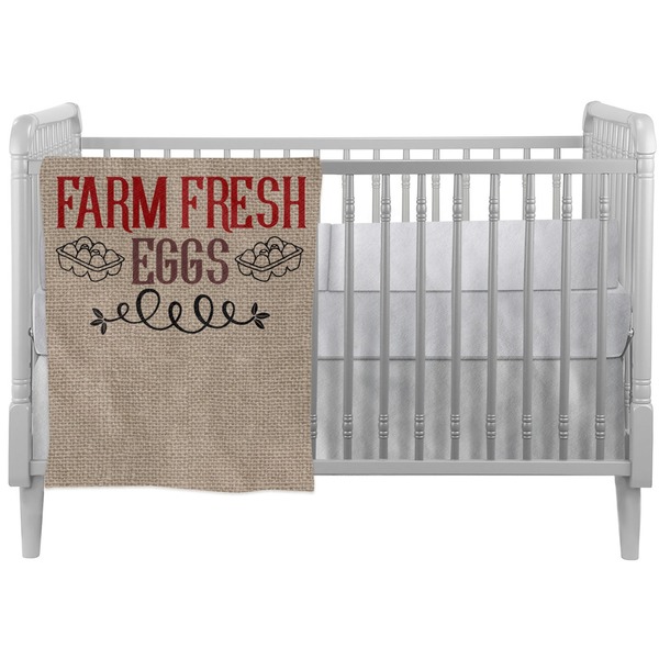 Custom Farm Quotes Crib Comforter / Quilt