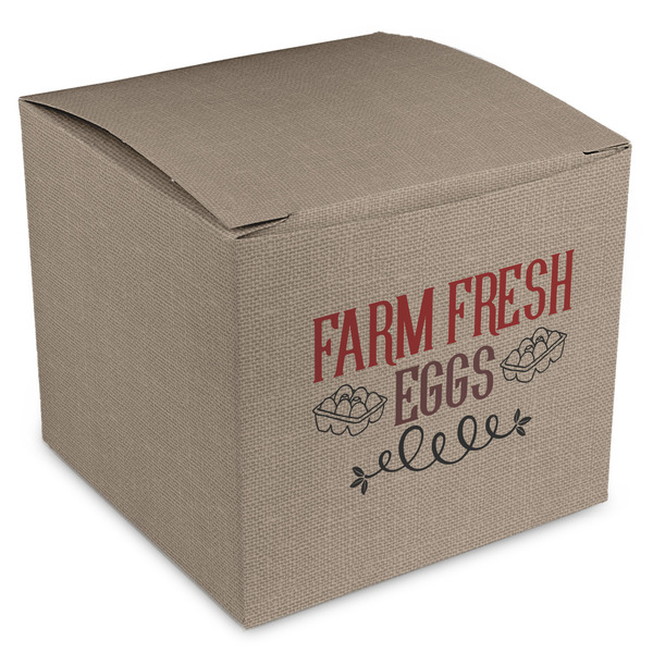 Custom Farm Quotes Cube Favor Gift Boxes