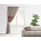 Farm Quotes Curtain With Window and Rod - in Room Matching Pillow