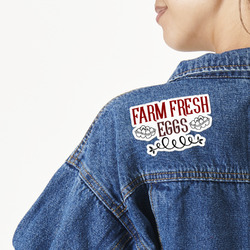 Farm Quotes Twill Iron On Patch - Custom Shape - Large