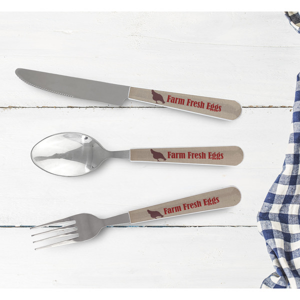 Farm Quotes Cutlery Set - w/ PLATE