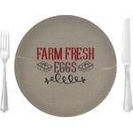 Farm Quotes 10" Glass Lunch / Dinner Plates - Single or Set