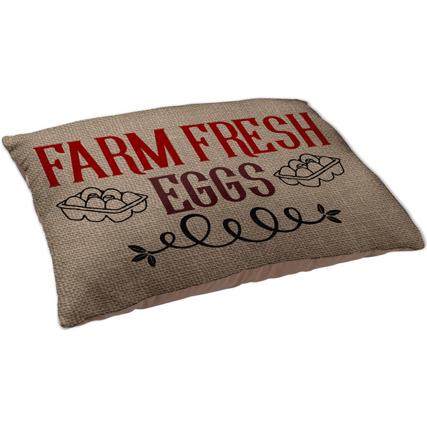 Farm Quotes Dog Bed - Large