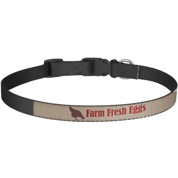 Custom Farm Quotes Dog Collar - Large (Personalized)