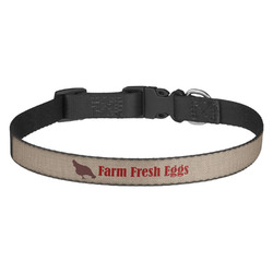 Farm Quotes Dog Collar - Medium (Personalized)