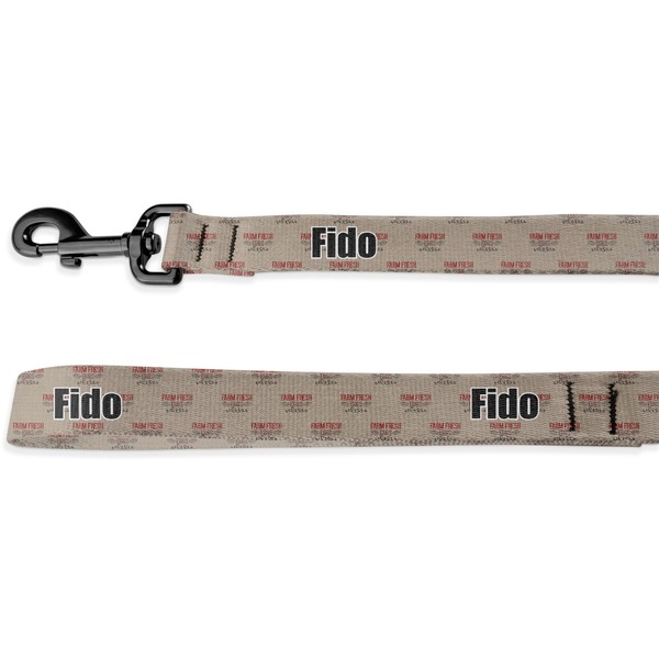 Custom Farm Quotes Deluxe Dog Leash - 4 ft (Personalized)