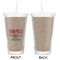 Farm Quotes Double Wall Tumbler with Straw - Approval