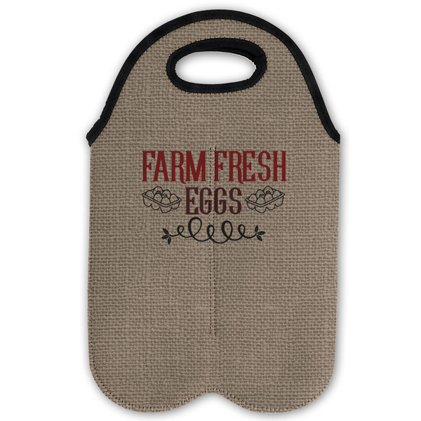 Farm Quotes Double Wine Tote - Flat (new)