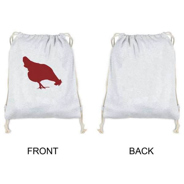 Farm Quotes Drawstring Backpacks - Sweatshirt Fleece - Single Sided - APPROVAL