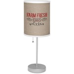 Farm Quotes 7" Drum Lamp with Shade