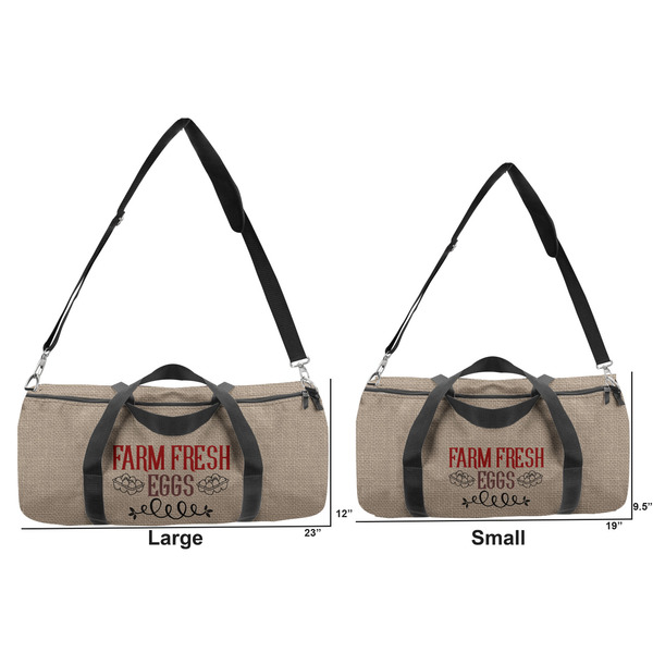 Farm Quotes Duffle Bag Small and Large