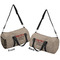 Farm Quotes Duffle bag small front and back sides