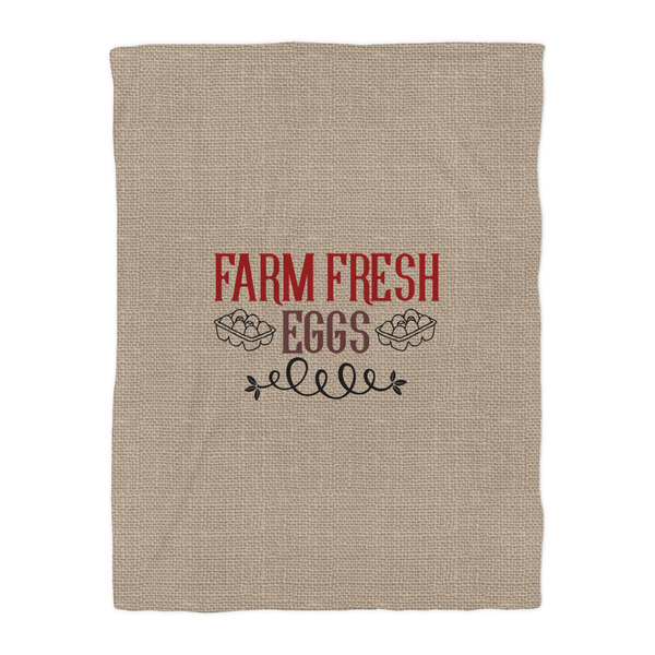 Farm Quotes Duvet Cover - Twin - Front