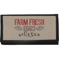 Farm Quotes Canvas Checkbook Cover