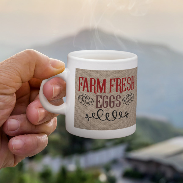 Custom Farm Quotes Single Shot Espresso Cup - Single