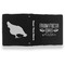 Farm Quotes Leather Binder - 1" - Black- Back Spine Front View