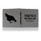 Farm Quotes Leather Binder - 1" - Grey - Back Spine Front View
