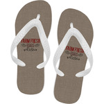 Farm Quotes Flip Flops - Large