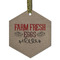 Farm Quotes Flat Glass Ornament - Hexagon