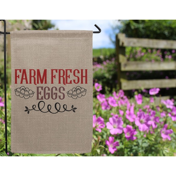 Farm Quotes Garden Flag - Outside In Flowers