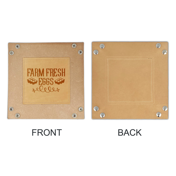 Farm Quotes Genuine Leather Valet Trays - APPROVAL