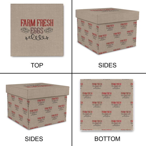 Farm Quotes Gift Boxes with Lid - Canvas Wrapped - Medium - Approval