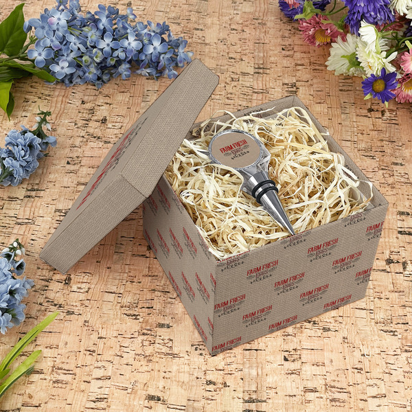 Farm Quotes Gift Boxes with Lid - Canvas Wrapped - Medium - In Context