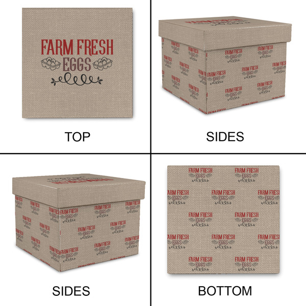 Farm Quotes Gift Boxes with Lid - Canvas Wrapped - Small - Approval