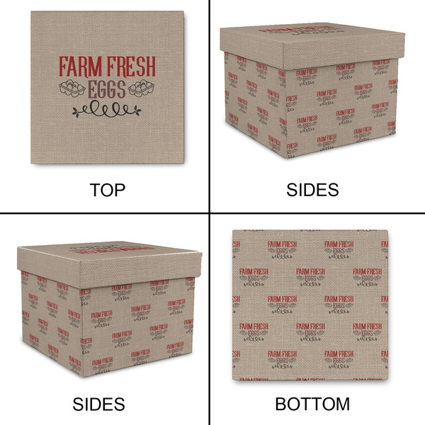 Farm Quotes Gift Boxes with Lid - Canvas Wrapped - XX-Large - Approval