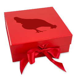 Farm Quotes Gift Box with Magnetic Lid - Red