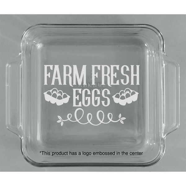 Farm Quotes Glass Cake Dish - APPROVAL (8x8)